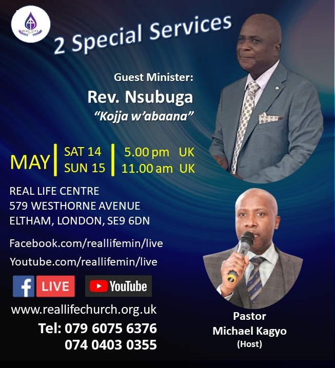 Special services with Rev Nsubuga