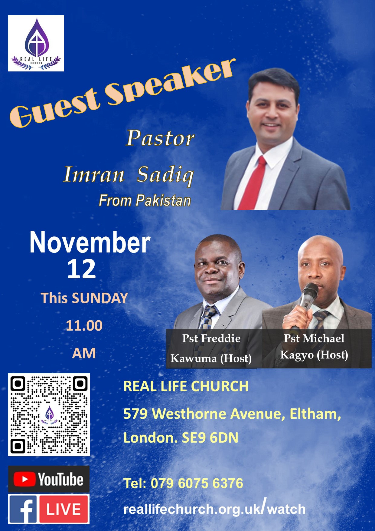 Guest Speaker – Pastor Imran Sadiq